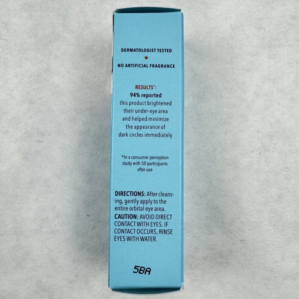 First Aid Beauty Brighten + Glow Eye Cream Niacinamide 15mL Sensitive Skin NEW - Picture 4 of 8